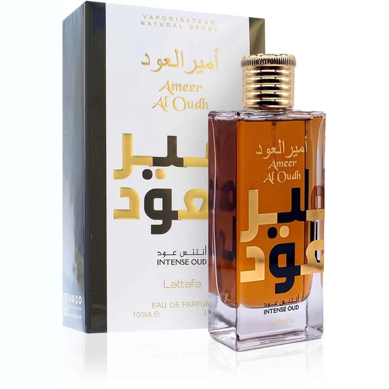 Lattafa Ameer Al Oudh Intense Oud Edp - 100ml perfume bottle