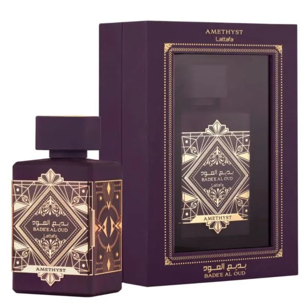 Lattafa Bade'e Al Oud Amethyst Edp - 100ml perfume bottle