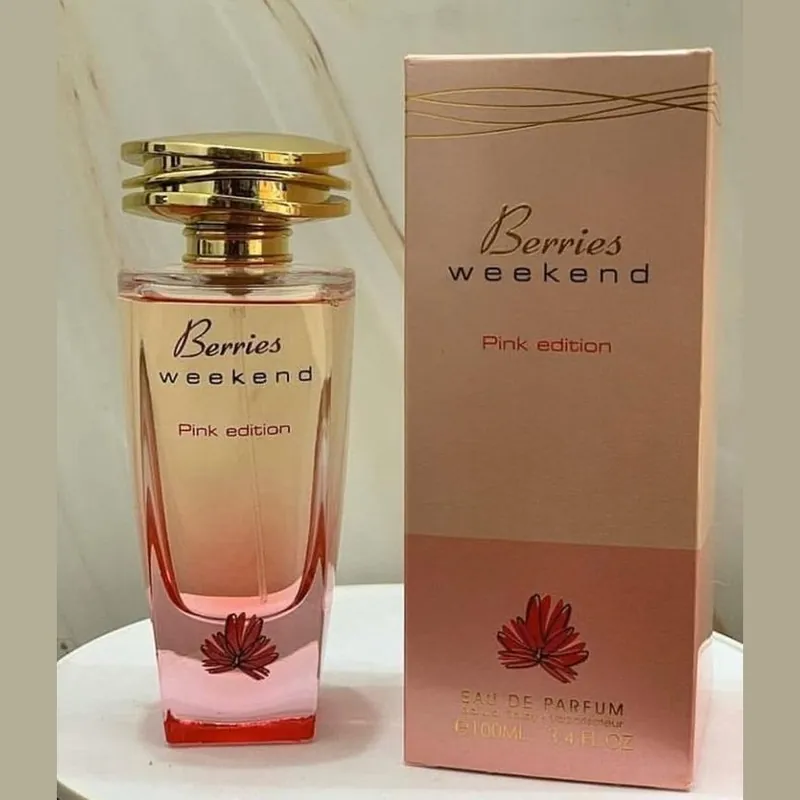 Fragrance World Berries Weekend Pink Edition Edp - 100ml perfume bottle