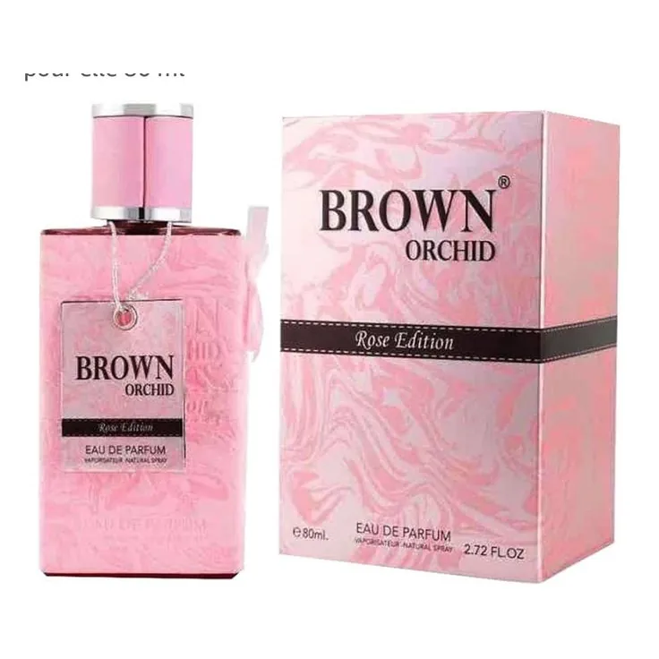 Fragrance World Brown Orchid Rose Edition Edp - 80ml perfume bottle