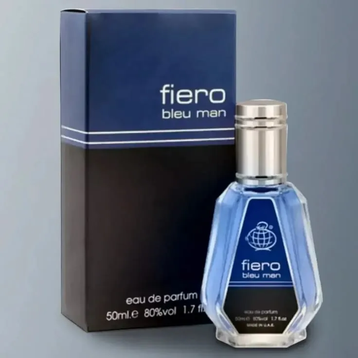 Fragrance World Fiero Bleu Man Edp - 50ml perfume bottle
