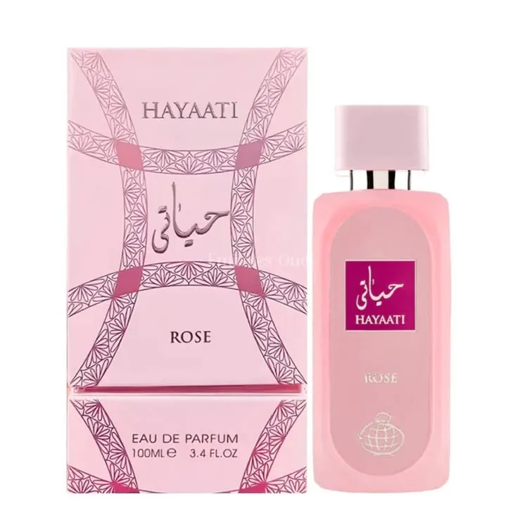 Fragrance World Hayaati Rose Edp - 100ml perfume bottle