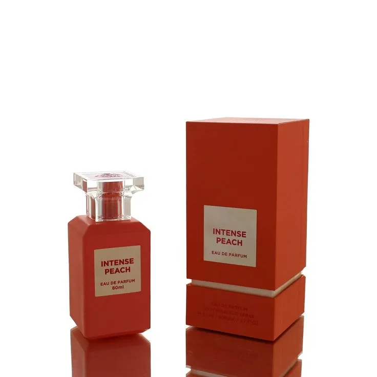 Fragrance World Intense Peach Edp - 80ml perfume bottle