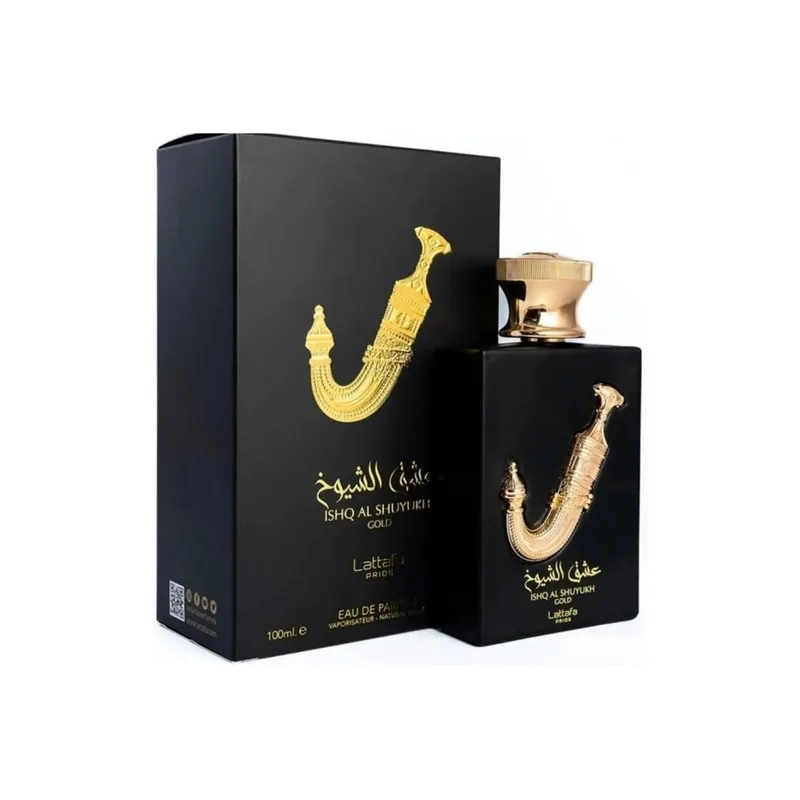 Lattafa Pride Ishq Al Shuyukh Gold Edp - 100ml perfume bottle