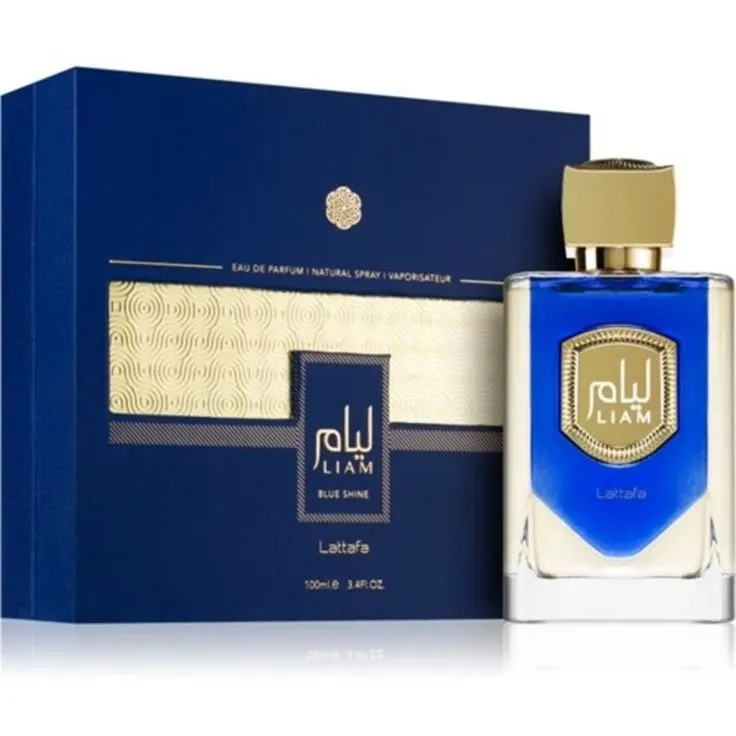 Lattafa Liam Blue Shine Edp - 100ml perfume bottle