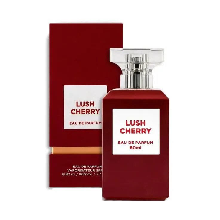 Fragrance World Lush Cherry Edp - 80ml perfume bottle