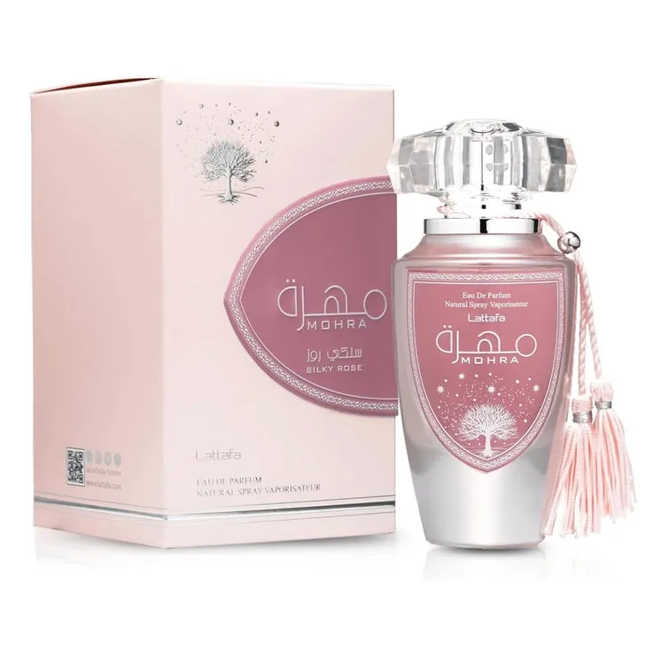 Lattafa Mohra Silky Rose Edp - 100ml perfume bottle