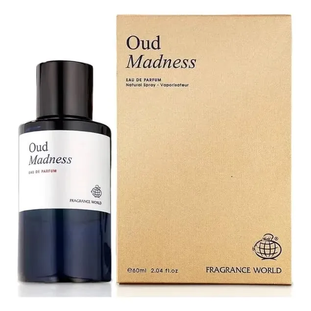 Fragrance World Oud Madness Edp - 60ml perfume bottle