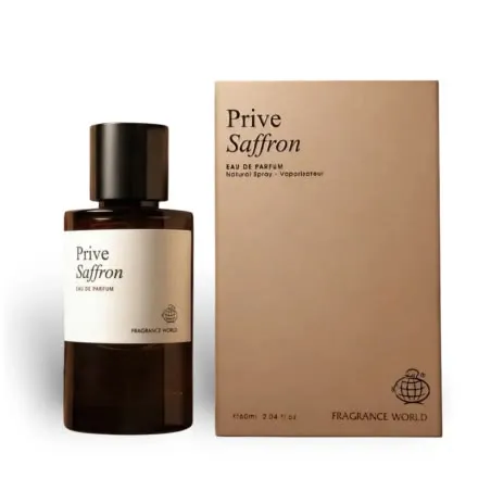 Fragrance World Prive Saffron Edp - 60ml perfume bottle