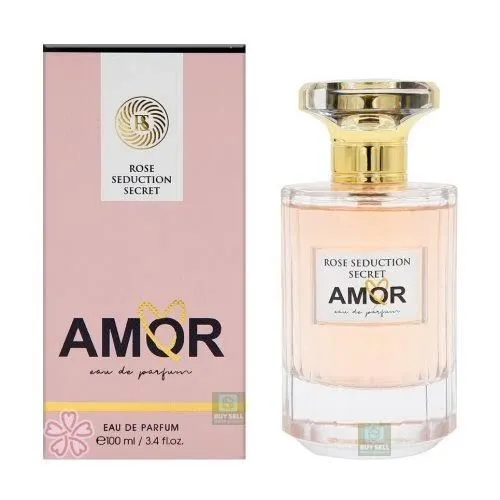 Fragrance World Rose Seduction Secret Amor Edp - 100ml perfume bottle