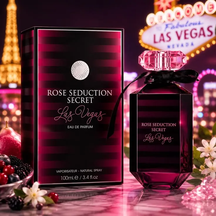 Fragrance World Rose Seduction Secret Las Vegas Edp - 100ml perfume bottle