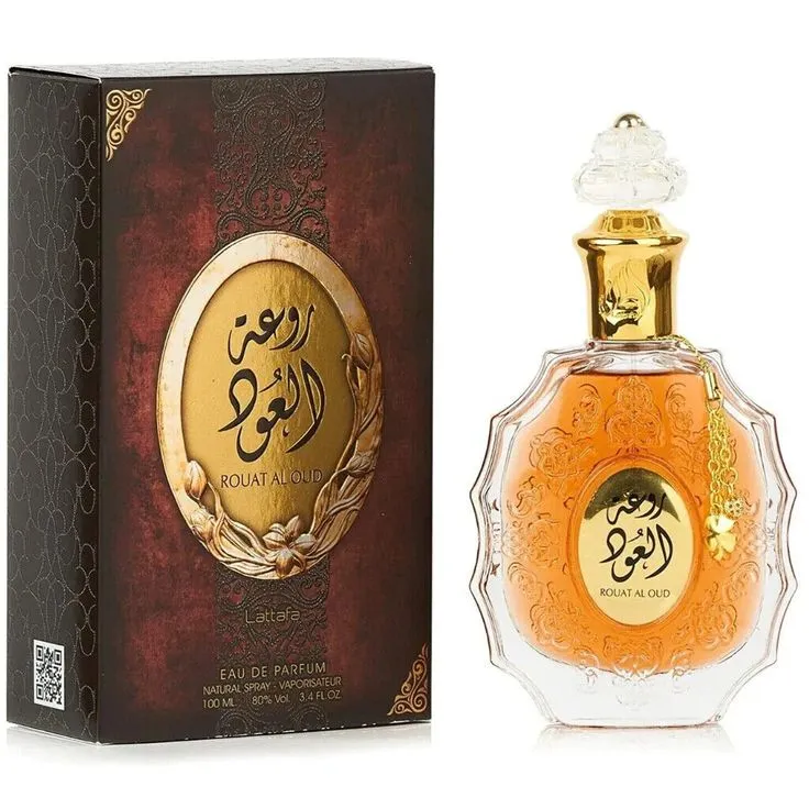 Lattafa Rouat Al Oud Edp - 100ml perfume bottle