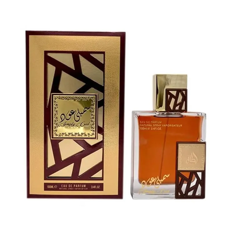 Lattafa Simply Oud Edp - 100ml perfume bottle