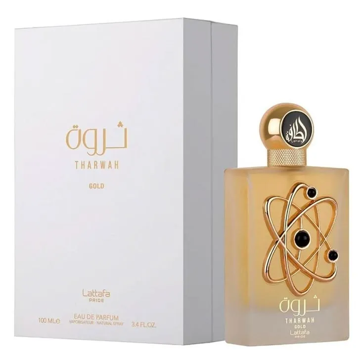 Lattafa Pride Tharwah Gold Edp - 100ml perfume bottle